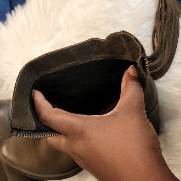 Ethem anthropologie army green booties - Picture 12 of 12